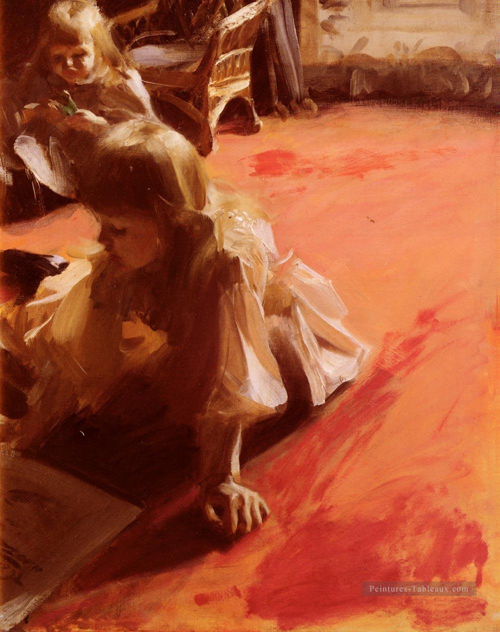 Un portrait des filles de Ramon Subercasseaux Anders Zorn Peintures à l'huile